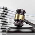 Close-up,Of,A,Judge's,Gavel,And,A,Stack,Of,Legal