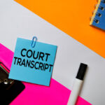 Court,Transcript,Text,On,Sticky,Notes,With,Color,Office,Desk
